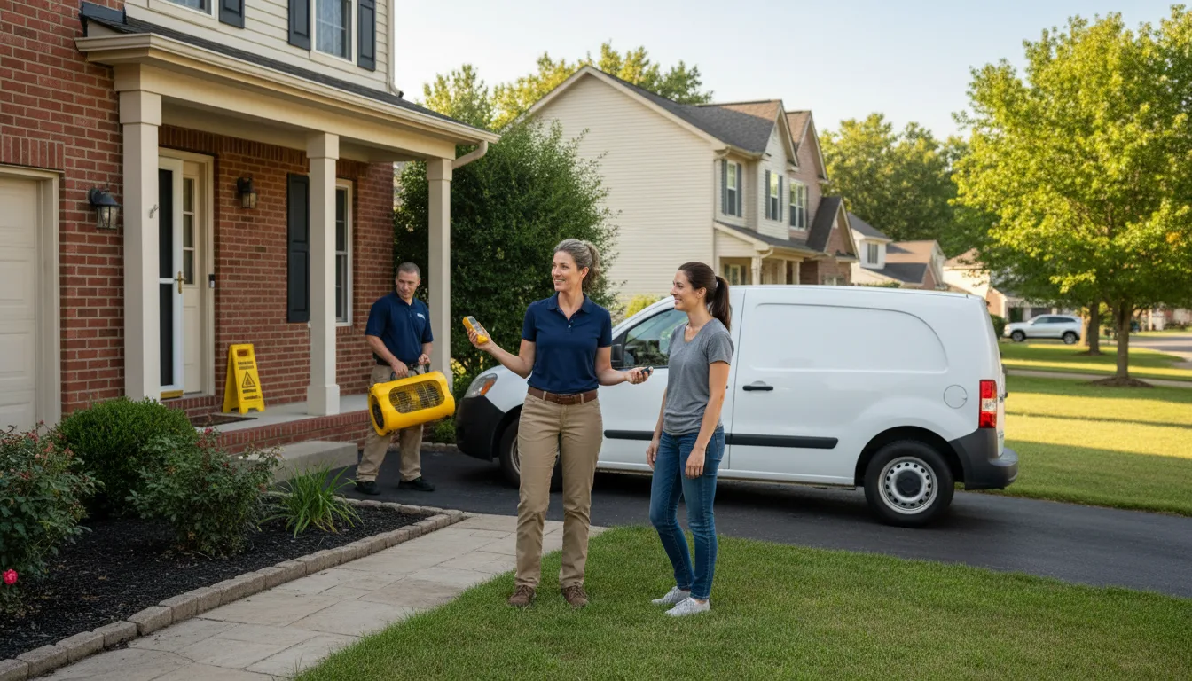 Residential water damage restoration in Fort Recovery, OH